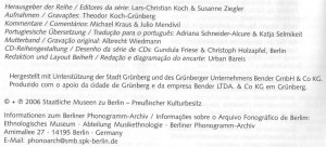 Koch-Grünberg CD Editorial
