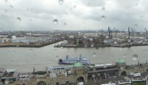Hamburg Hafen März Regen 8a