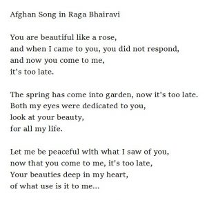 Dhruba Afghan Song