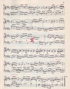 Bach Fuge in H Noten c