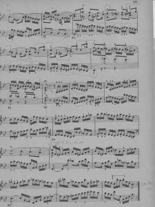 Bach B-dur Preludio c Übenoten